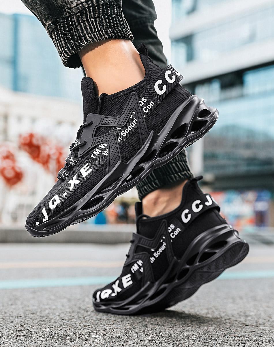 Giày thể thao giải trí ngoài trời mùa xuân và mùa hè mới Color: C116-black Shoe Size: 46