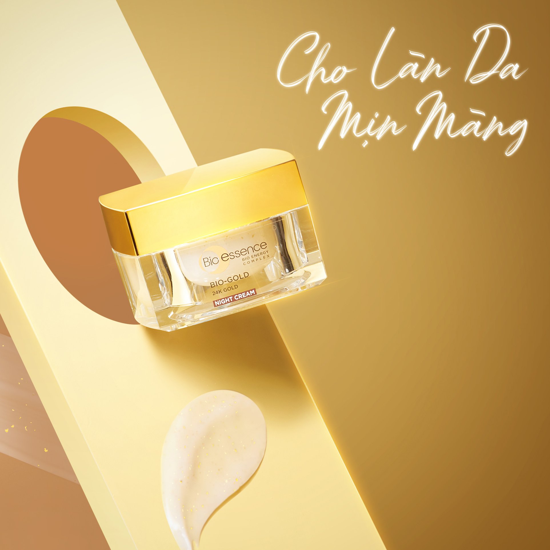 Combo ngăn ngừa lão hóa Bio-Gold chiết xuất vàng 24K (Nước dưỡng 150ml + Kem dưỡng ngày 40gr + Kem dưỡng đêm 40gr)