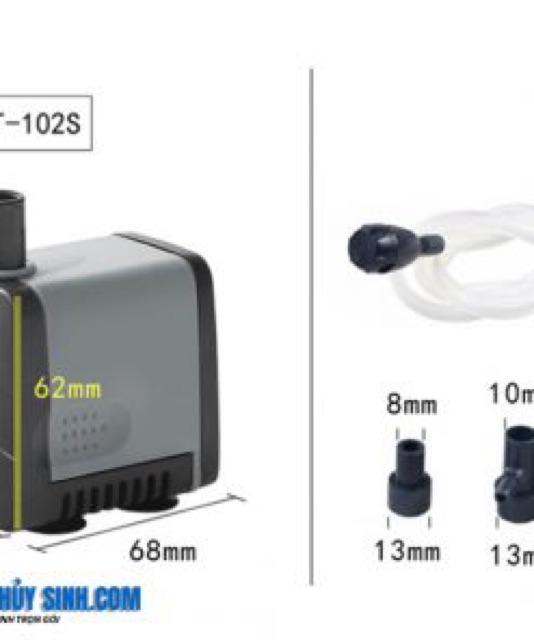 Máy bơm nước Atman AT-102S 6W cao cấp cho hồ cá - HÀNG CÔNG TY