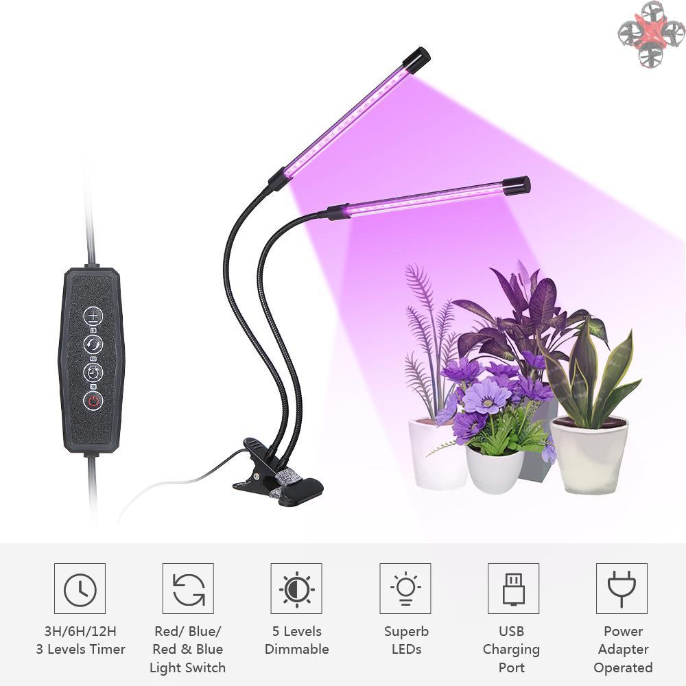 Đèn Led Kích Thích Tăng Trưởng Cho Cây Trồng Trong Nhà 3 Mức Độ 5v 8w 3 / 6 / 12h
