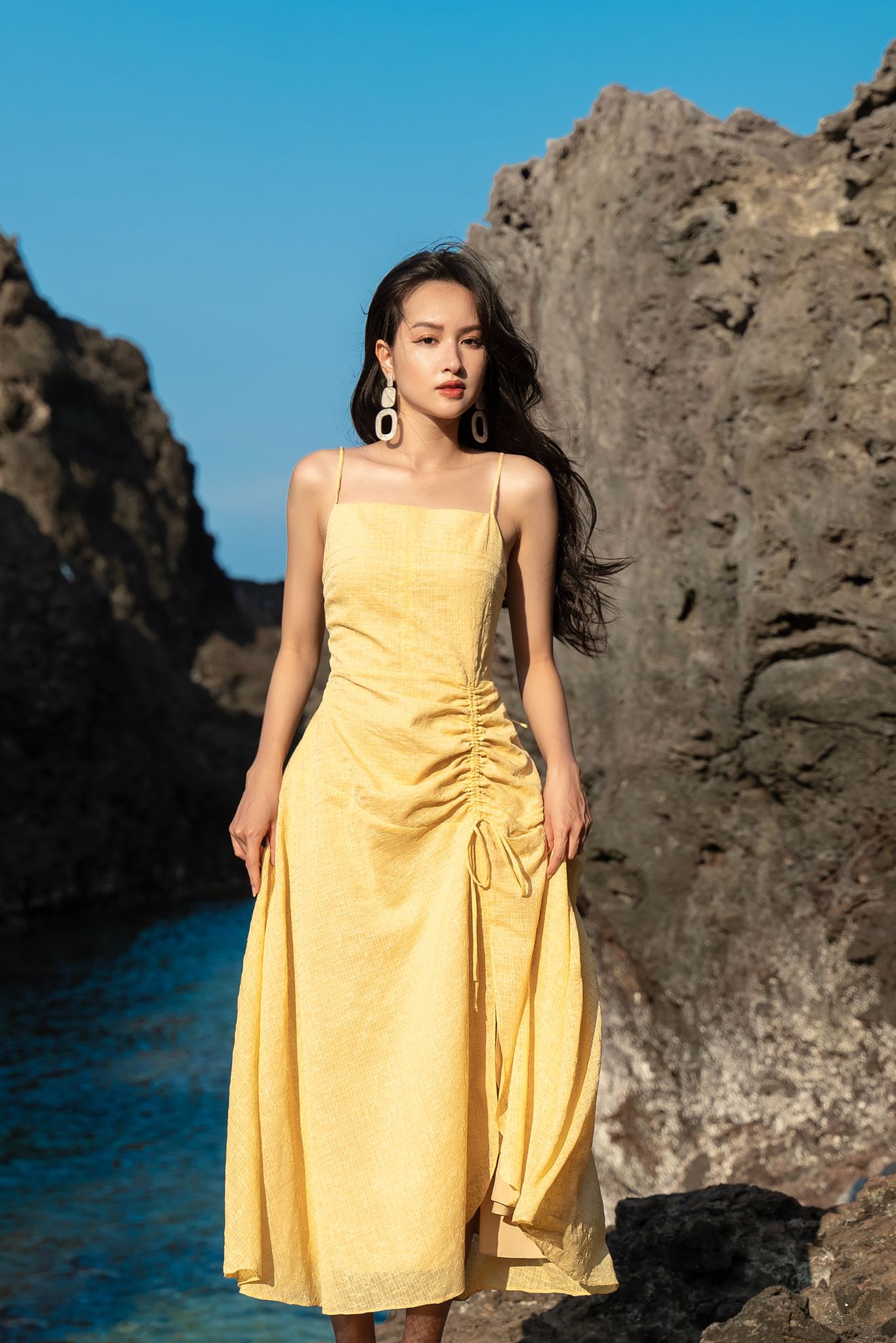 OLV - Đầm Renna Ruched Dress