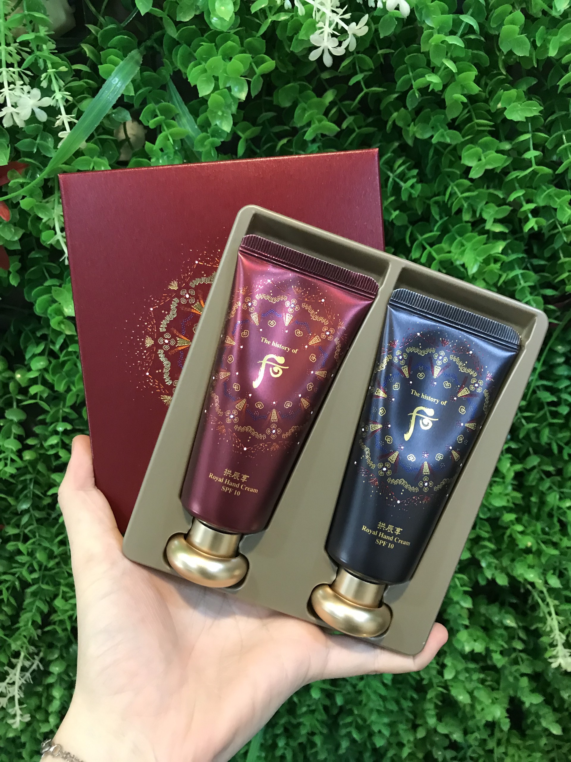 Bộ kem dưỡng da tay Whoo GJH Royal Hand Cream Set