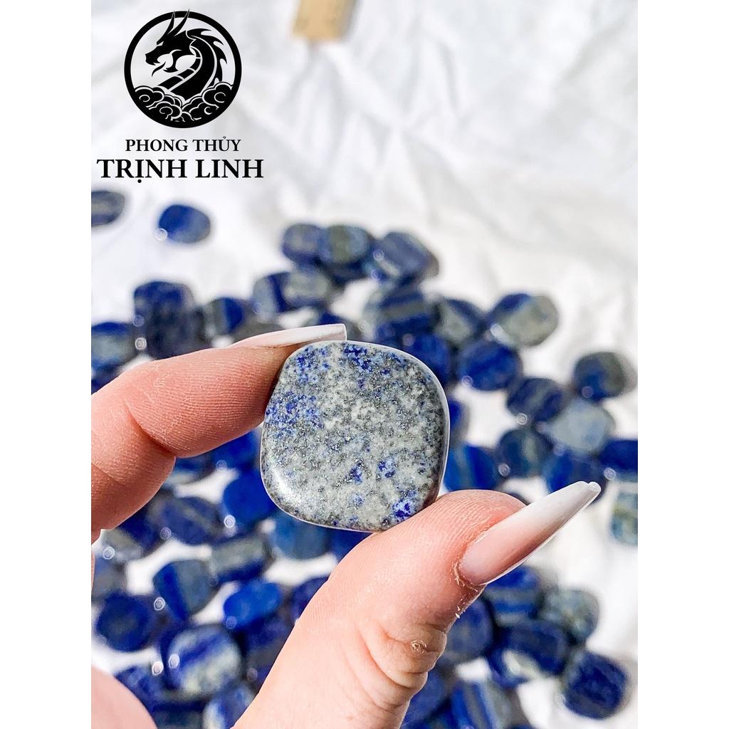 VIÊN ĐÁ BÌNH AN LAPIS LAZULI MINI DÙNG TRONG THANH TẨY, THIỀN, YOGA, PHONG THỦY