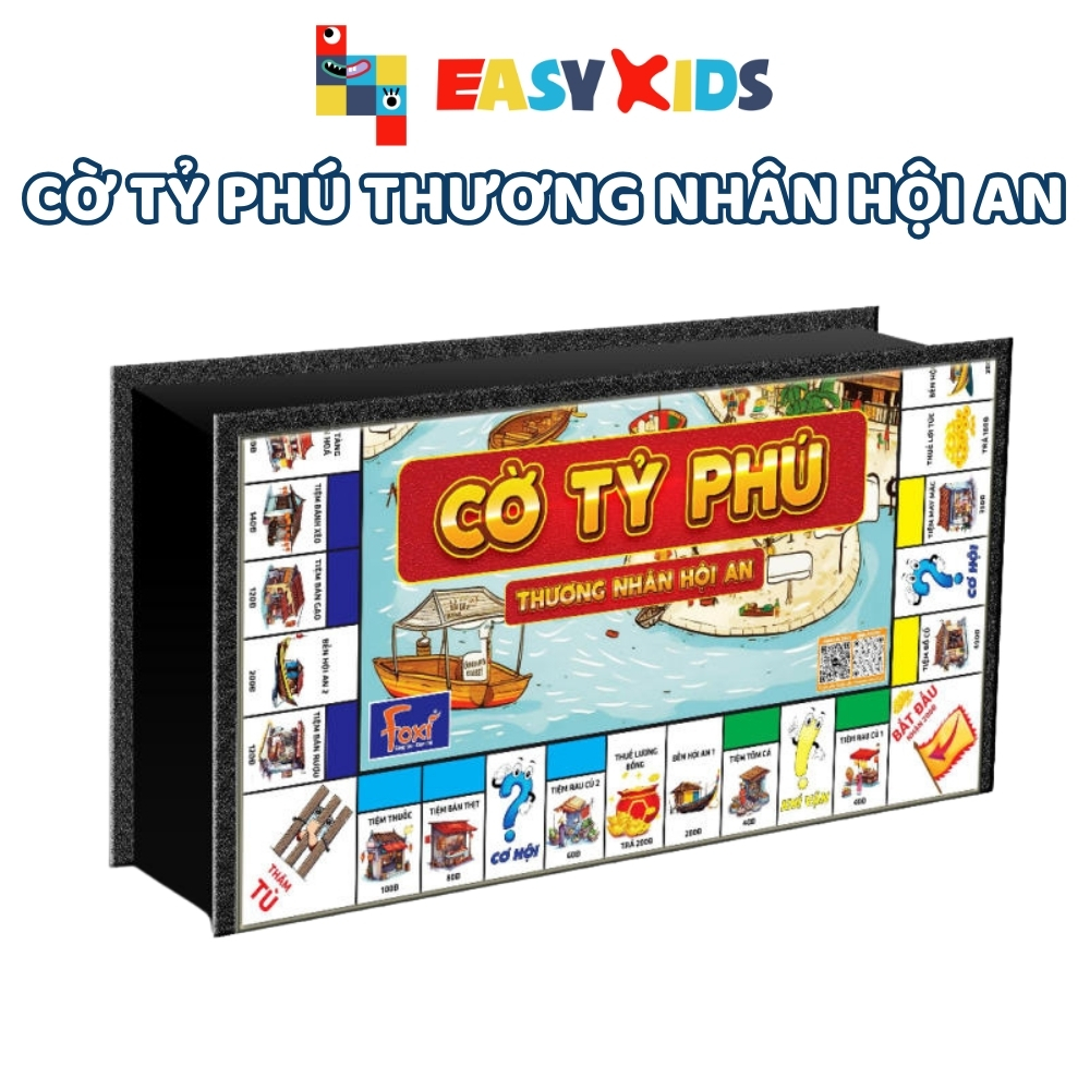 Bộ Cờ Tỷ Phú Thương nhân Hội An Size To 31, 36 cm Có Nam Châm