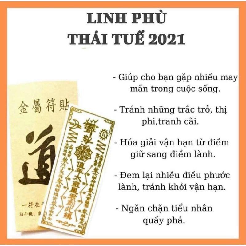 linh phù dán điện thoại may mắn