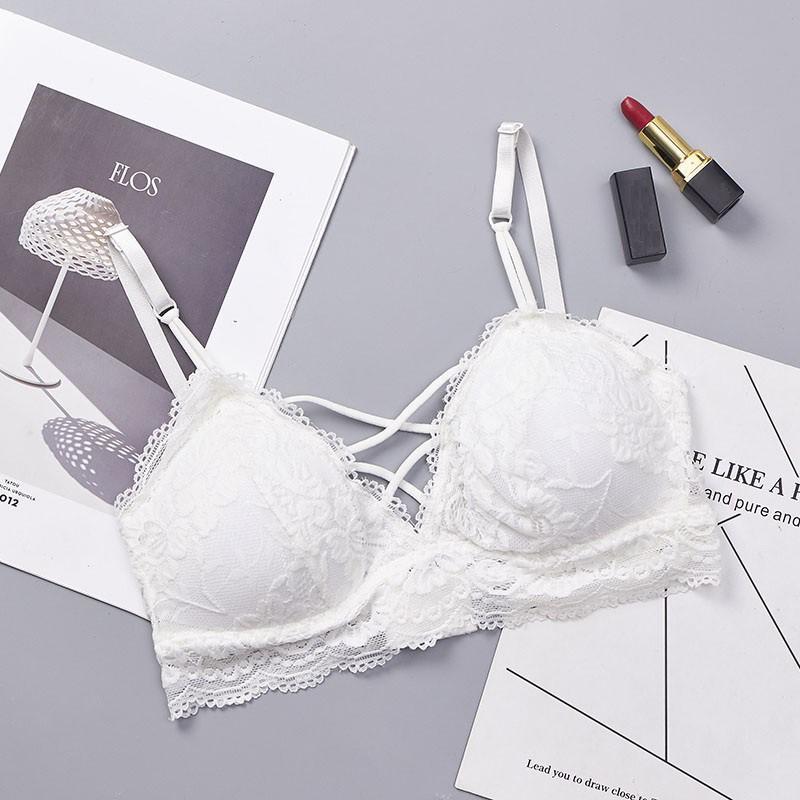 Áo Ngực Không Đường May Viền Ren Quyến Rũ Cho Nữ