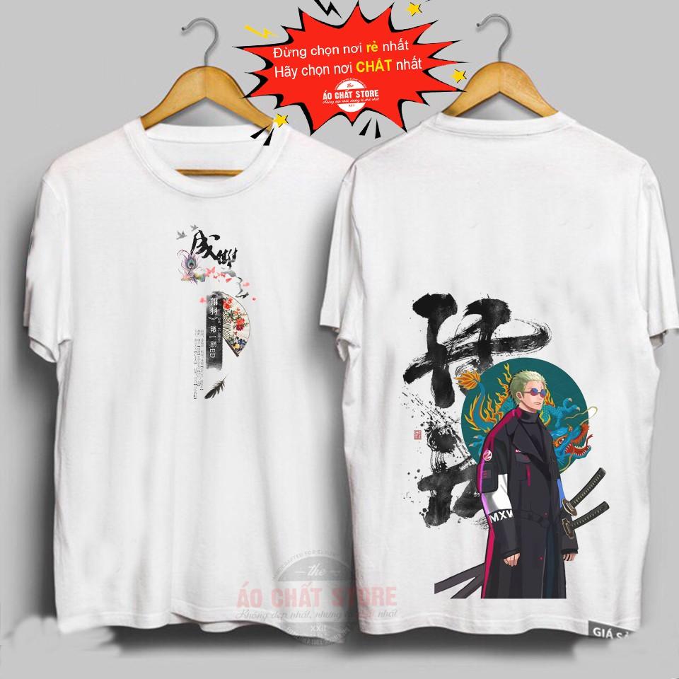 Áo Thun Roronoa Zoro Thư Pháp Cực Đẹp | Áo Đảo Hải Tặc Zoro Tshirt OP97