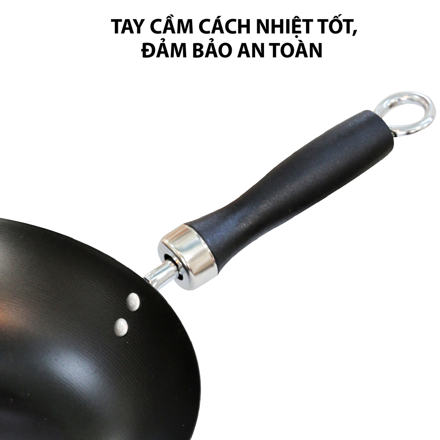 Chảo Thép Carbon Sâu Carlmann CD 008198 (28cm)