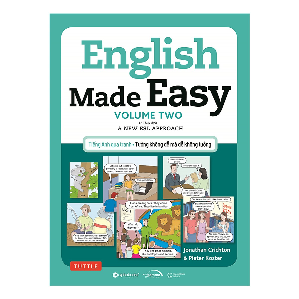 Combo Trọn Bộ 2 Cuốn Học Tiếng Anh Qua Hình Ảnh Cho Người Mới Bắt Đầu ( English Made Easy:Volume One + English Made Easy: Volume Two ) tặng kèm bookmark Sáng Tạo