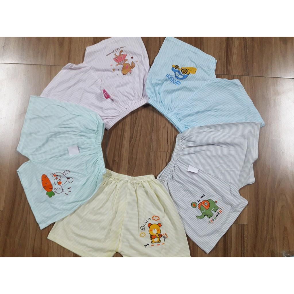 Combo 5 Quần Chục Đùi Cotton Kẻ Lạnh Mùa Hè Chất Đẹp Hàng Cao Cấp Cho Bé