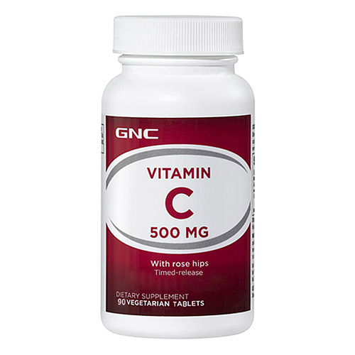 Thực Phẩm Chức Năng Hỗ trợ tăng sức đề kháng GNC VITAMIN C 500 chai 90 viên