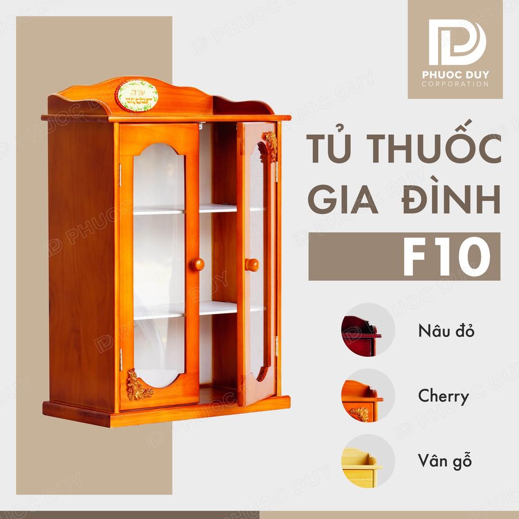 Tủ thuốc - Tủ y tế gia đình gỗ tự nhiên F10