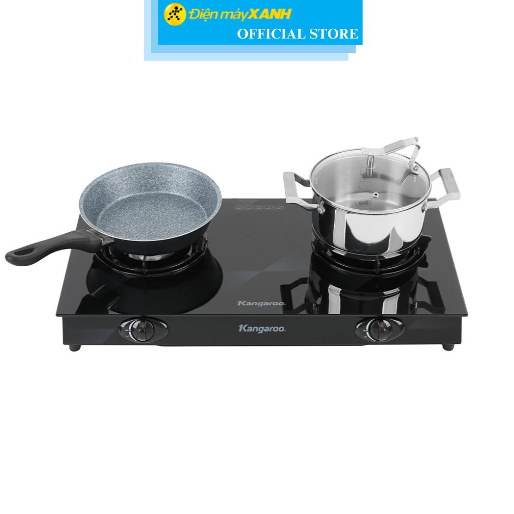 Bếp gas đôi Kangaroo KG8G1A - Hàng Chính Hãng