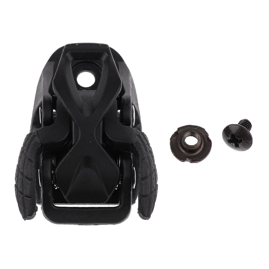 2xInline Roller Skate Replacement Spider Buckle Clasp with Screw Fasten Strap