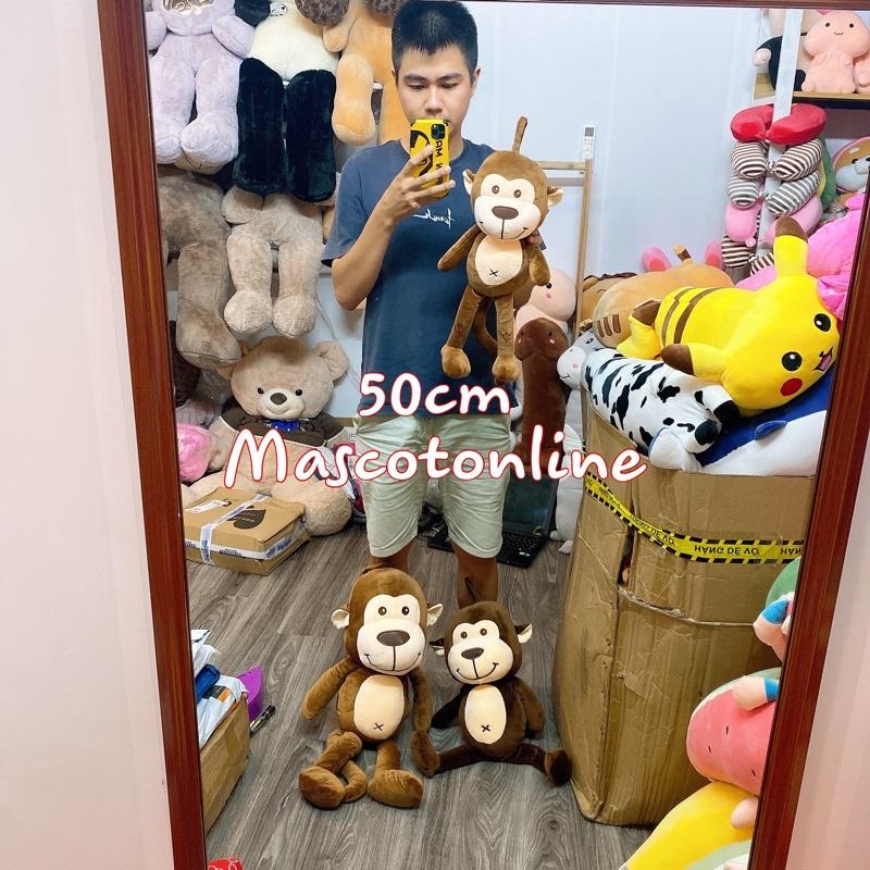 THÚ BÔNG KHỈ NÂU CHẤT BÔNG MỀM MINISO