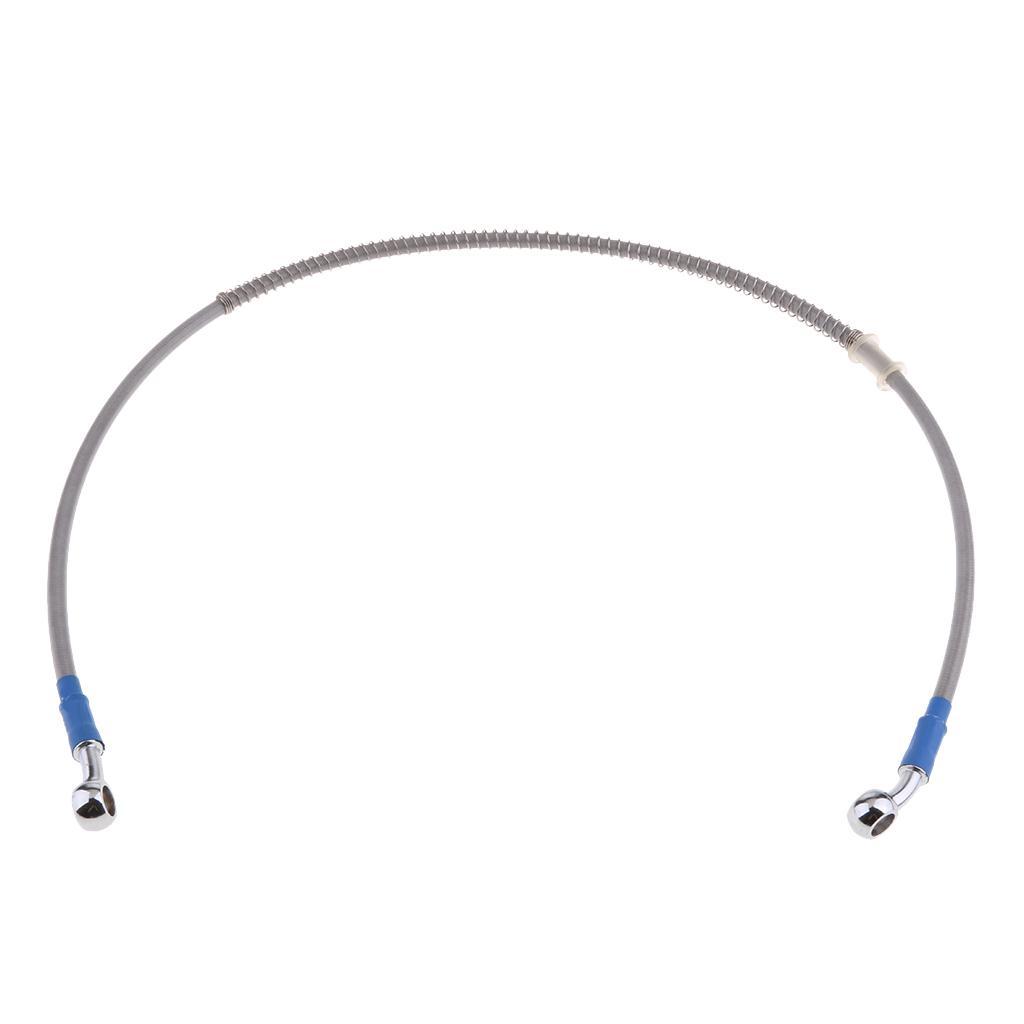 Universal Brake Oil Hose Line M10 Banjo Fitting Plastic Braided, 80/85cm