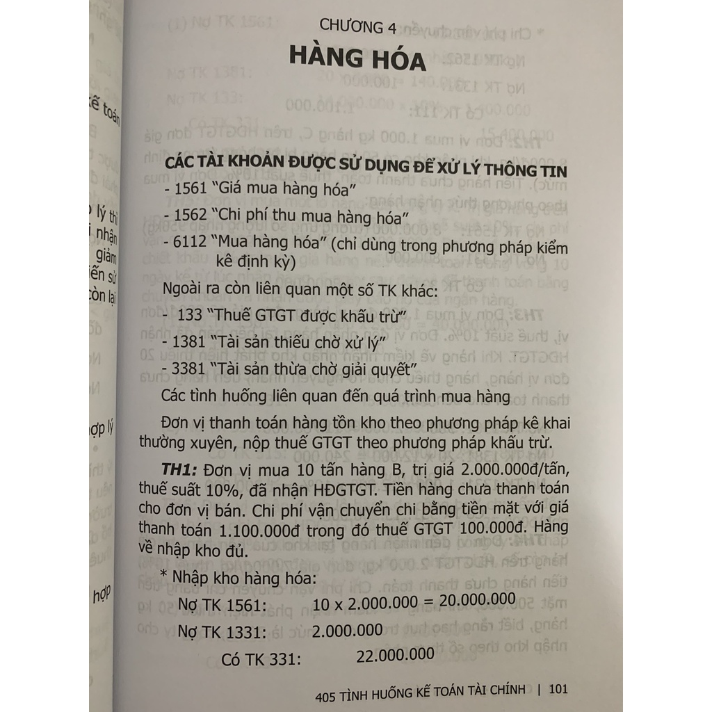 405 Tình Huống Kế Toán Tài Chính - Hướng Dẫn Thực Hành Bài Tập Kế Toán ( ái Bản)