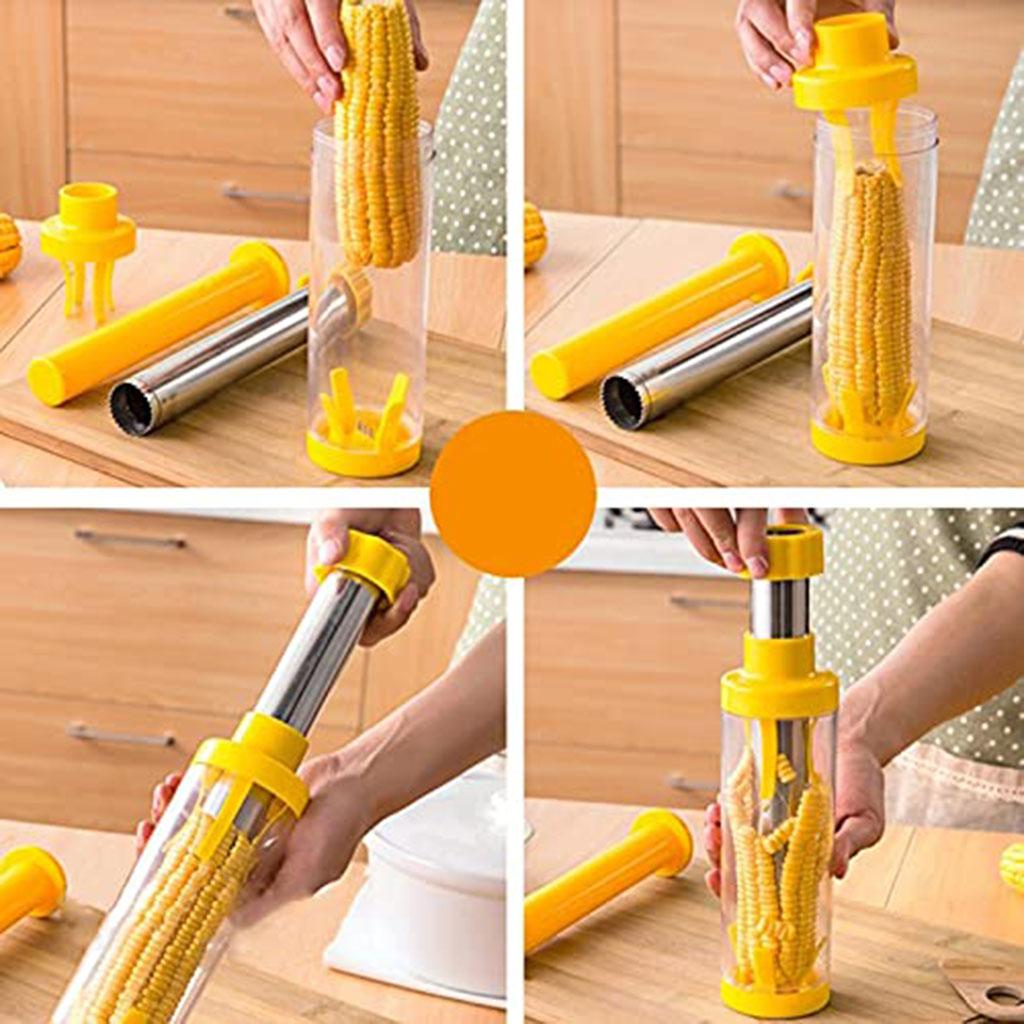 Corn Stripper Manual Corn Cob Peeler Kitchen Gadgets Accessories