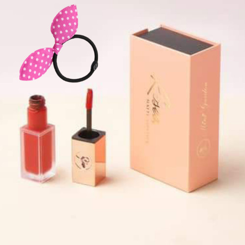 Son Roses Kem Lì Cao Cấp Mini Garden Màu Đỏ Cam - Roses Matte Lipstick 2019 - Tặng Kèm Cột Tóc Tai Thỏ Màu Ngẫu Nhiên