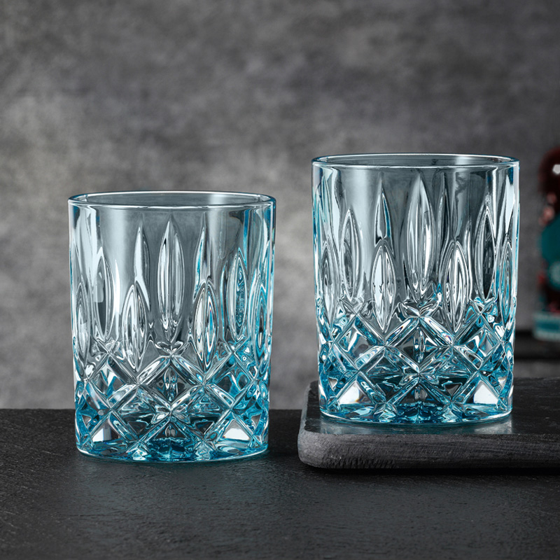 Bộ 2 ly pha lê whisky Nachtmann Noblesse màu xanh biển-Hàng chính hãng