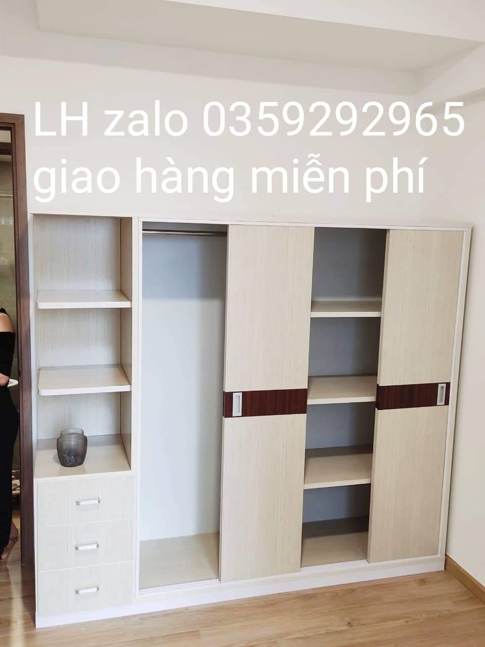 Tủ nhựa đài Loan 4 cánh 1 kệ cửa lùa