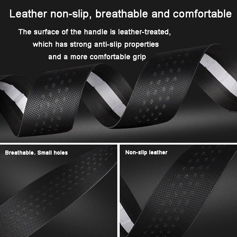 Bike Handlebar Tapes Anti-slip Wrap Soft Breathable Shockproof Road Tape End Bar Grips Cycling Accessories