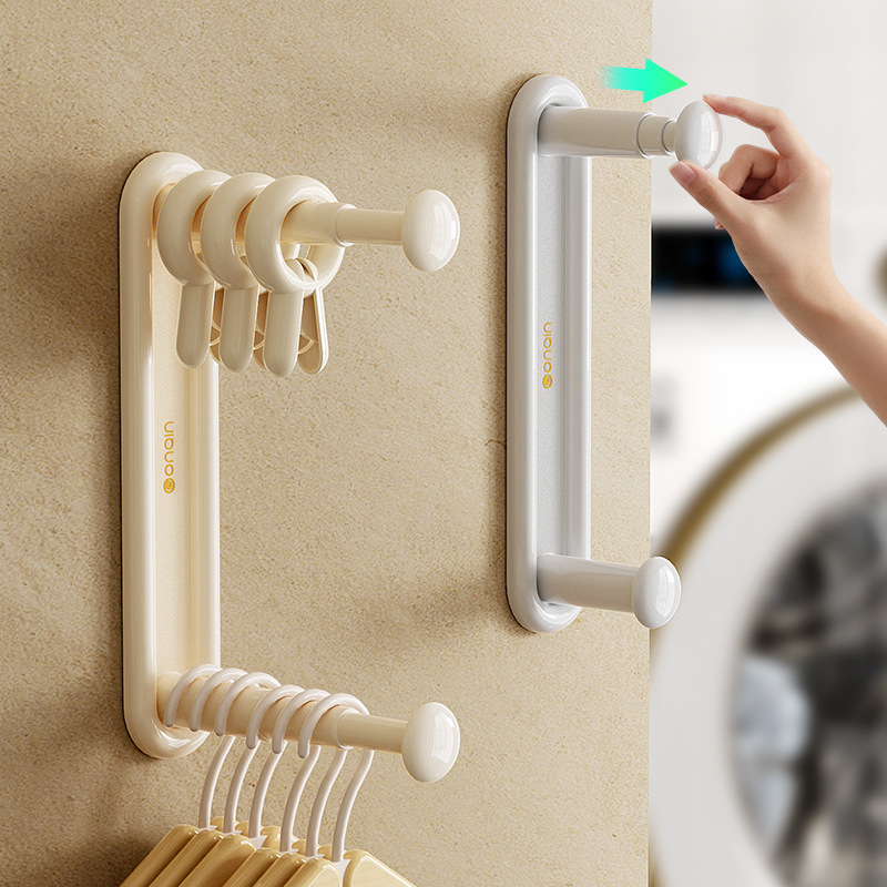 Kệ Treo Móc Quần Áo GonQin Dán Tường Siêu Chắc Đa Năng - Móc Chứa Đồ Dùng Gia Đình