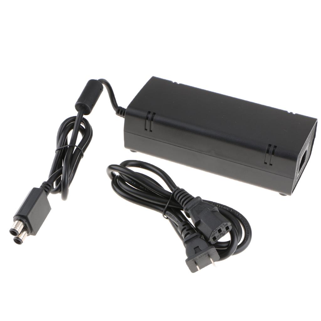 Power Supply Cord AC Adapter Power Brick Replacement Charger for Xbox 360 Slim 360 S with Cable Auto Voltage 100-245V, US Standard