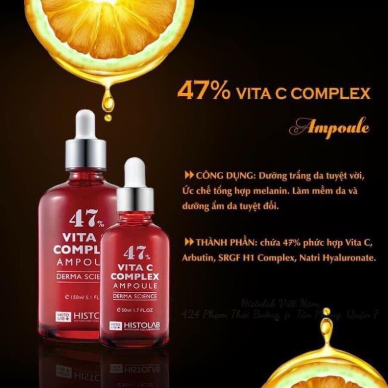Tinh Chất Serum Histolab Vita C Complex Ampoule 47% Làm Trắng Sáng Da Tăng Sản Sinh Collagen