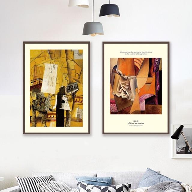 Tranh canvas trừu tượng kt 40x60cm x2 bức