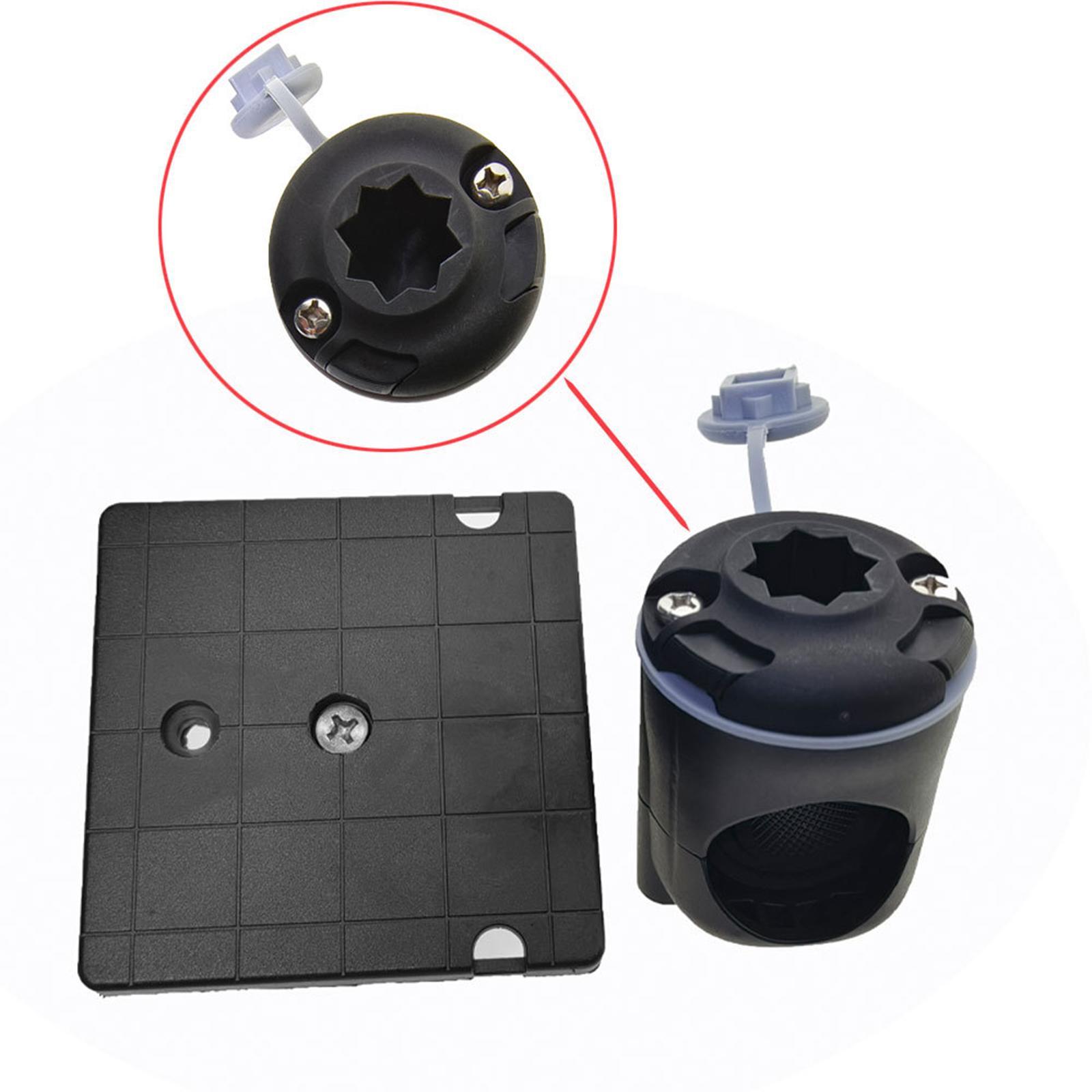 Fish Bracket Fish Rack Easy to Install Fish Mounting Plate Rod Holder for Outdoor Fishing Boat Canoe Direct Replacement