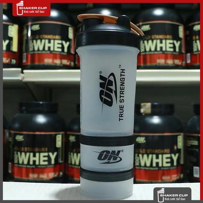 Bình nước shake bottle ON Gold Standard 3 tầng