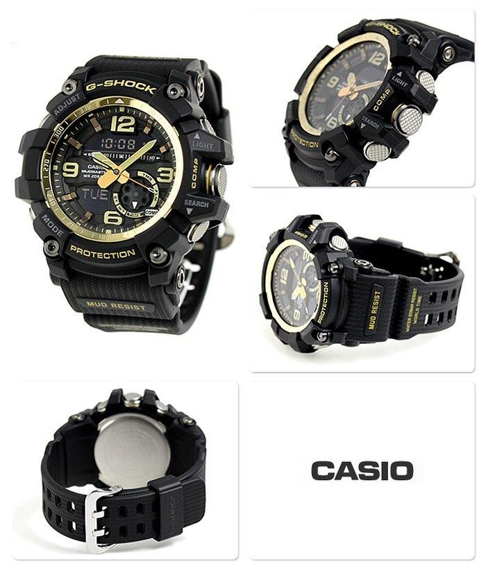 Đồng Hồ Nam Dây Nhựa Casio G-Shock GG-1000GB-1ADR Chính Hãng - Chống bùn - Đo nhiệt độ - La bàn - GG-1000GB-1A Mudmaster