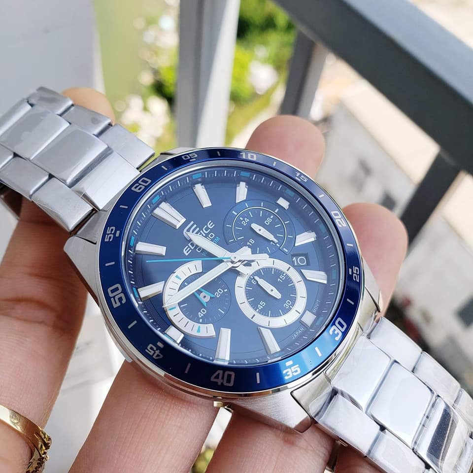 Đồng hồ nam dây kim loại EDIFICE Casio Anh Khuê EFV-570D-2AVUDF