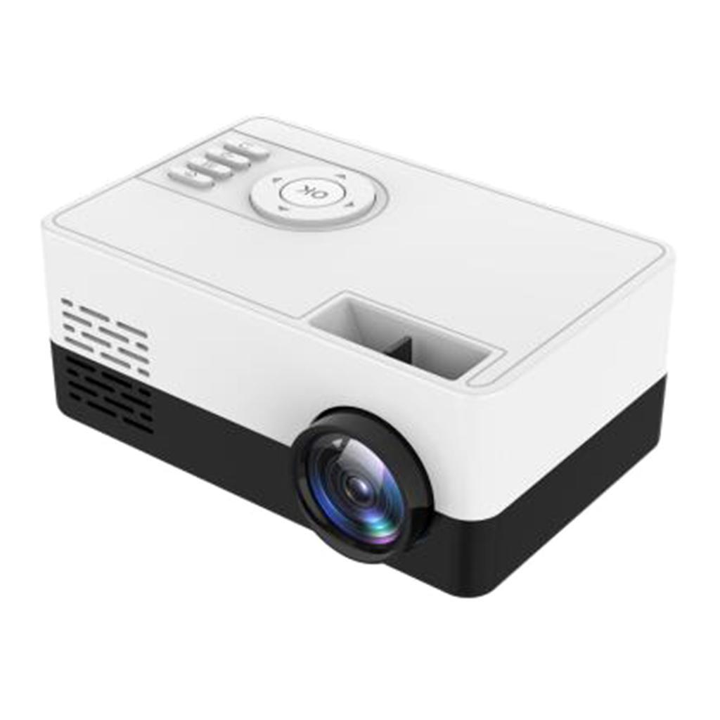 Mini Projector LED HD 1080P Home Movie Theater 20-60" Image US Plug