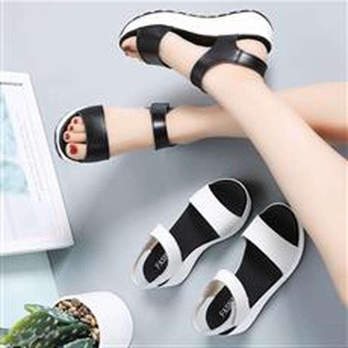 Ưu đãi nhất giày nữ tăng chiều cao giày nữ size lớn giày chạy bộ ngoài trời phiên bản Hàn Quốc