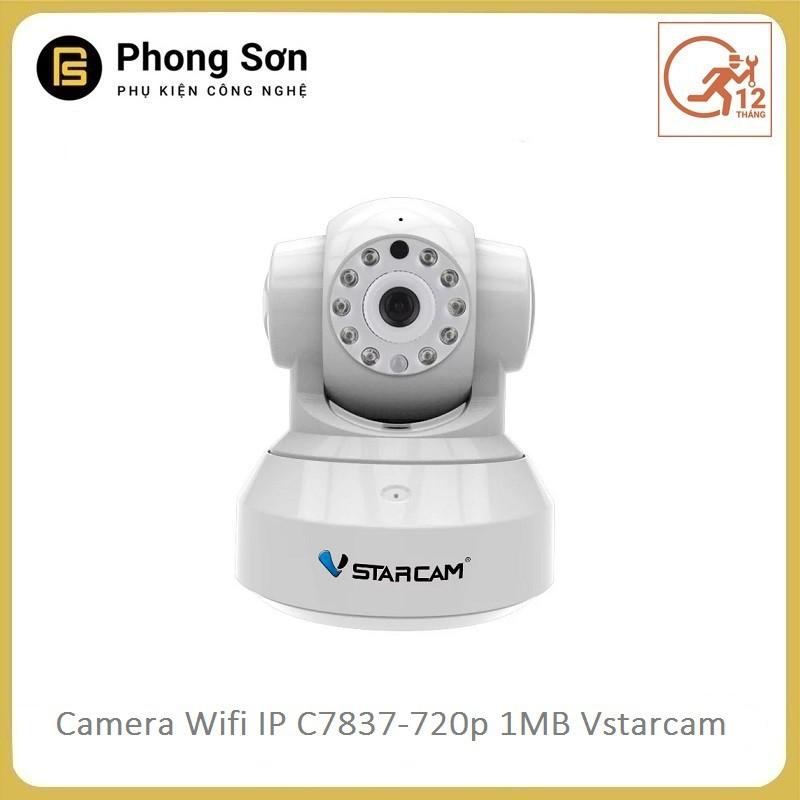 Camera wifi ip C7837 Vstarcam HD720 (màu đen+trắng