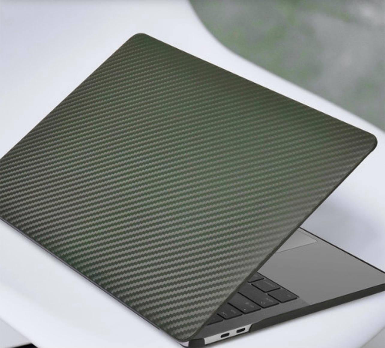 Ốp Cacbon Wiwu Ikalvar Dành Cho Macbook Air / Pro 13.3 inch 2020 / 2021 / Macbook M1, Ốp Vân Carbon Siêu Mỏng Chống Sốc - Hàng Chính Hãng