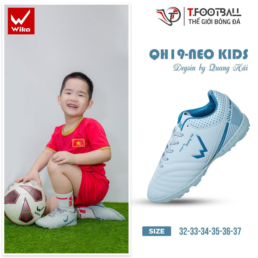 Giày Đá Bóng Trẻ Em WIKA QH19 NEO Chính Hãng KID Da Microfiber Siêu Mềm Mại