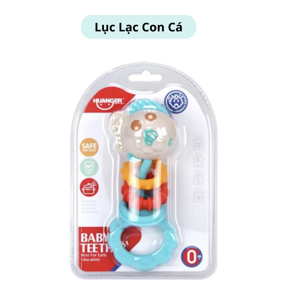 Đồ Chơi Sơ Sinh - Lục Lạc, Xúc Xắc Gặm Nướu HUANGER Baby Rattles - Cho Bé Sơ Sinh Từ 0 Tháng Tuổi