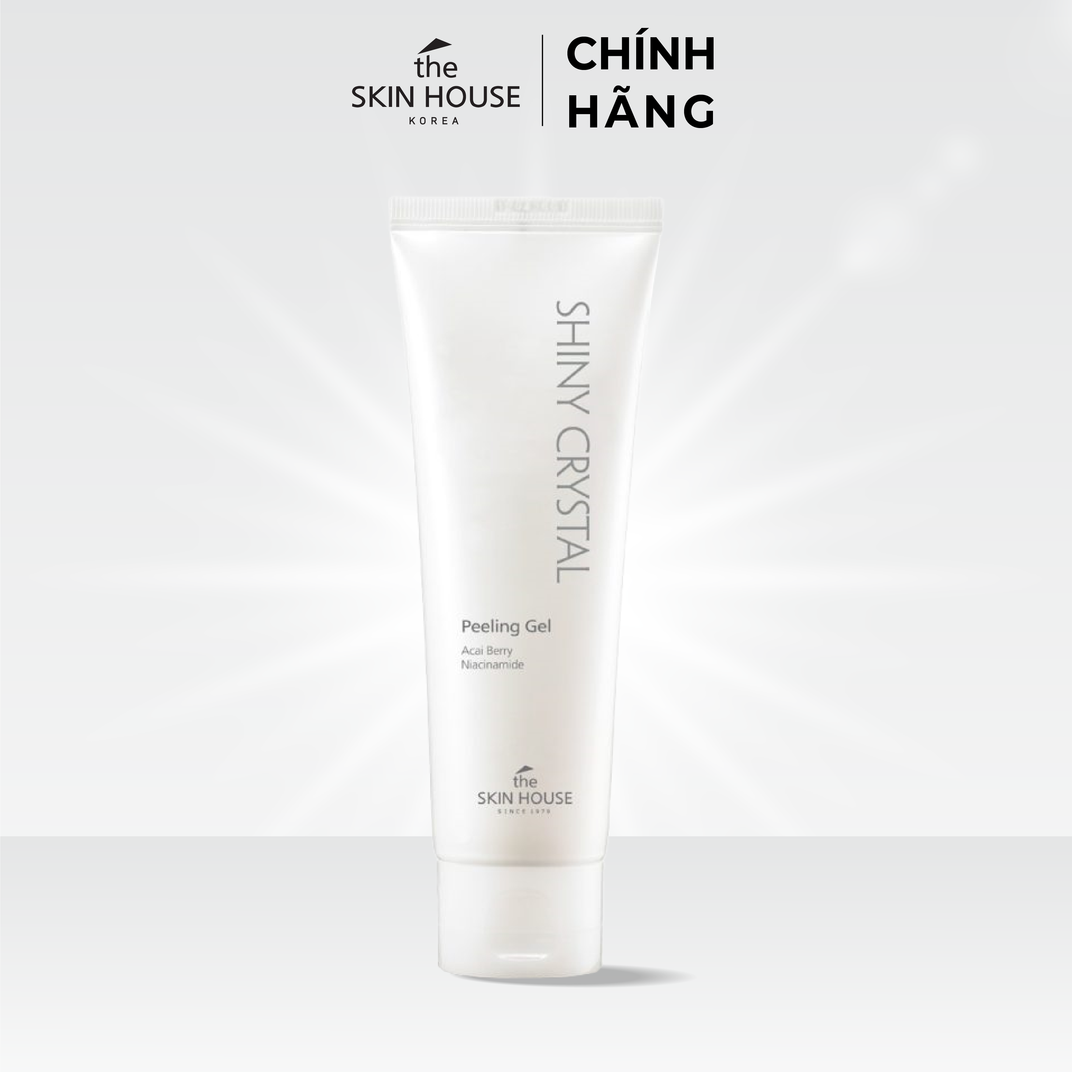 T03 Gel tẩy tế bào da chết làm sáng da - Shiny Crystal Peeling Gel 120ml - The Skin House