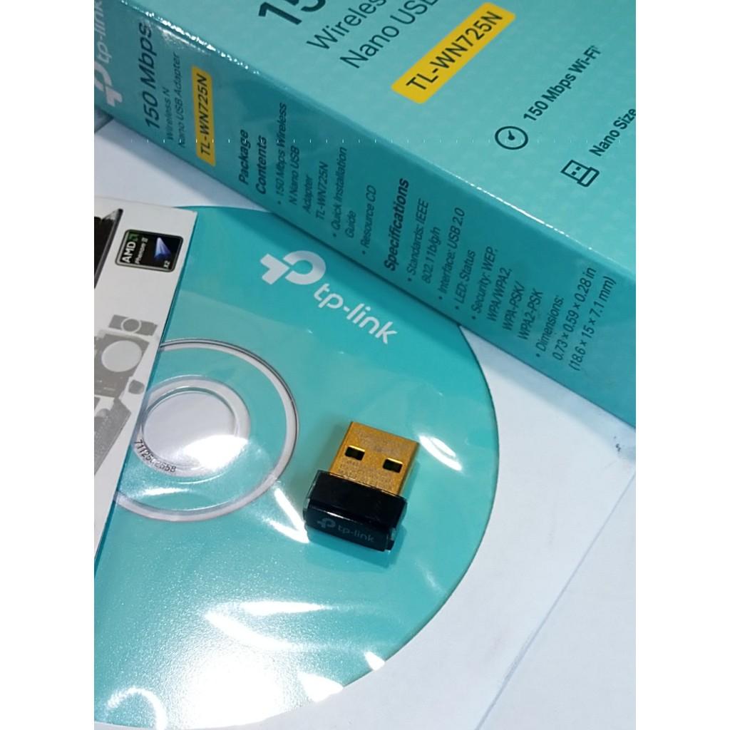 Bộ Chuyển Đổi USB Thu Sóng Wifi Usb Wifi TP Link WN725N Cao Cấp