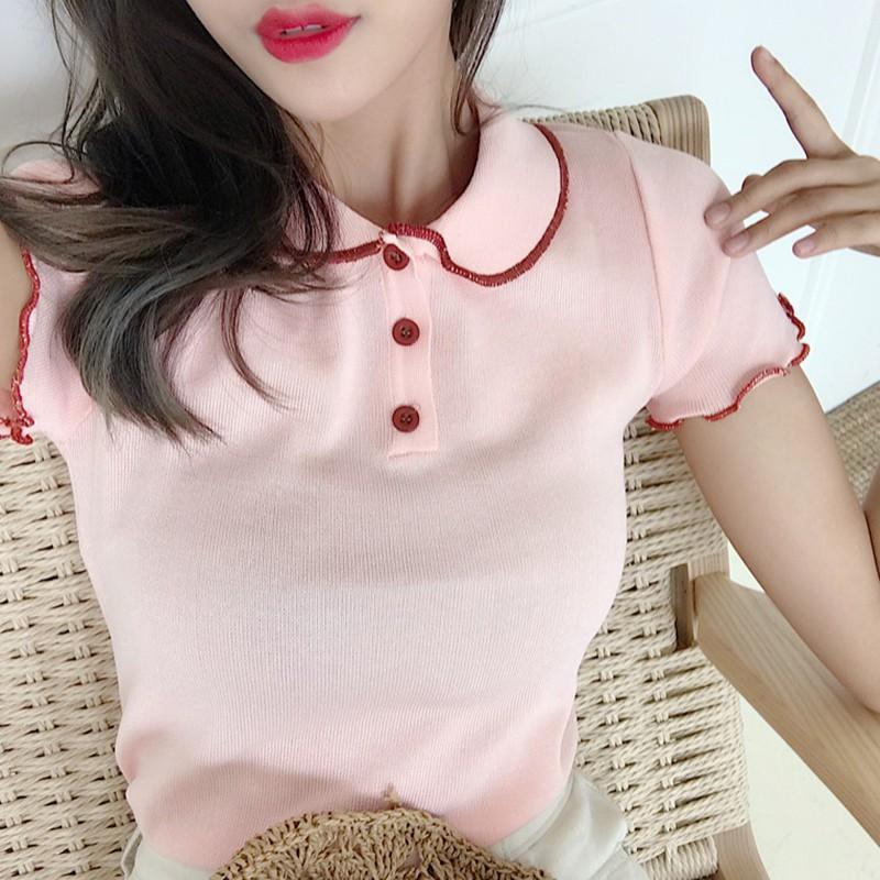 Áo thun nữ tay ngắn kiểu Hàn Quốc