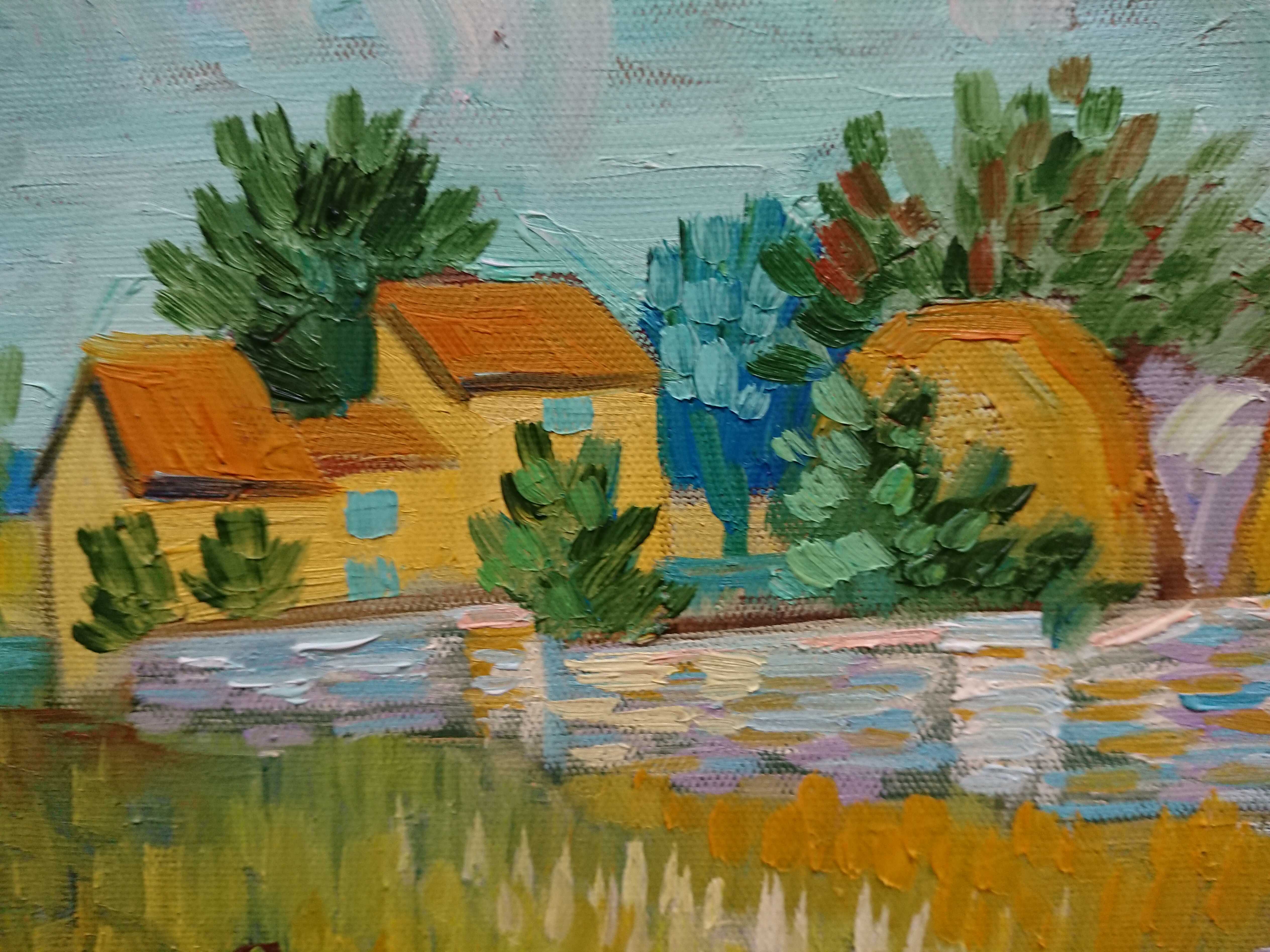 Tranh Sơn Dầu Vẽ Tay 30x40cm - Nông Trại