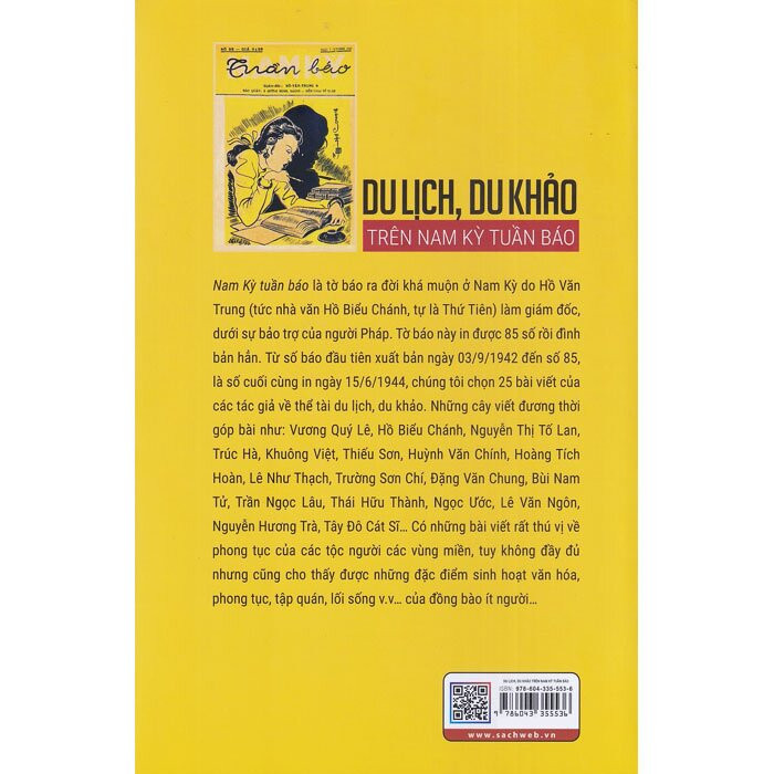 Du Lịch, Du Khảo Trên Nam Kỳ Tuần Báo - Võ Văn Thành, Trần Thành Trung -