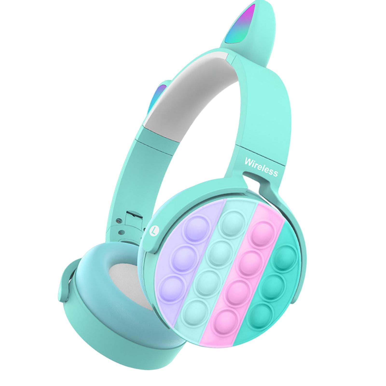 Cute Gaming Headset Comfortable Ear Pads over Ear Headphones for PC Computer