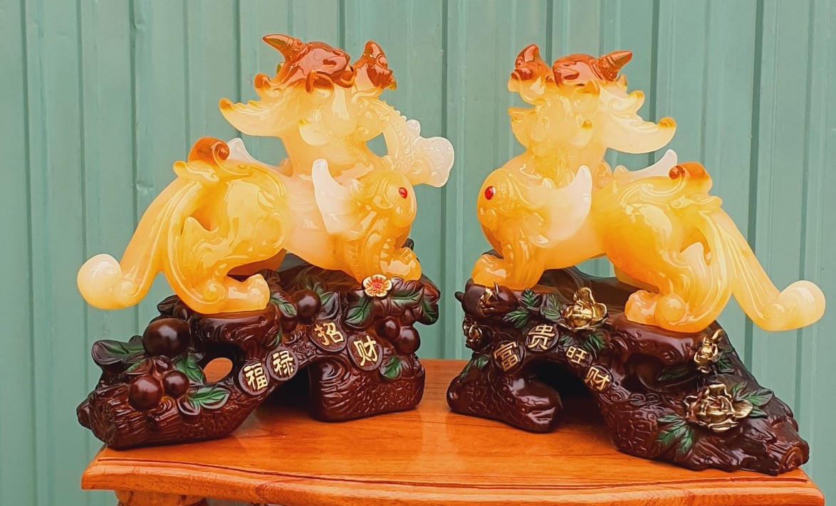 CẶP TƯỢNG TỲ HƯU CAO 24CM
