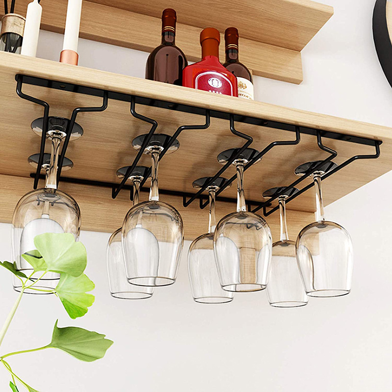 Giá Treo Ly Rượu Quầy Bar 9-12 Ly Hợp Kim Cao Cấp - Hàng Nhập Khẩu