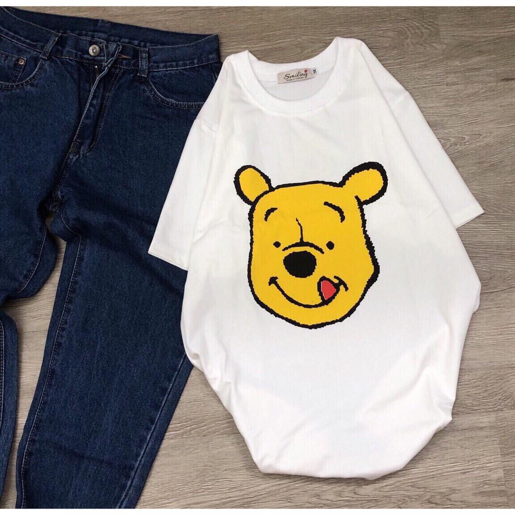 Áo thun nữ gấu pooh