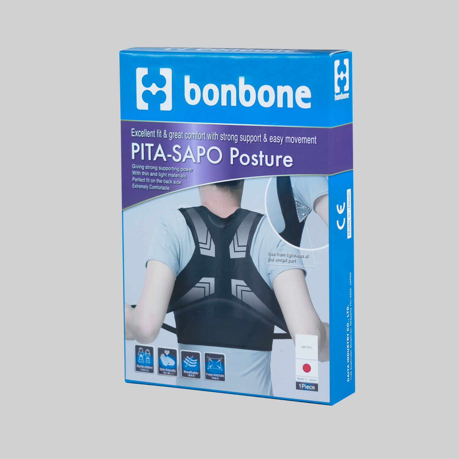 Đai chống gù lưng – PITA SAPO POSTURE thương hiệu Bonbone Nhật Bản